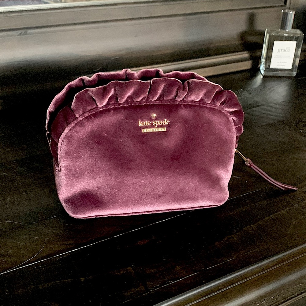 Kate Spade Purple Velvet Bag
